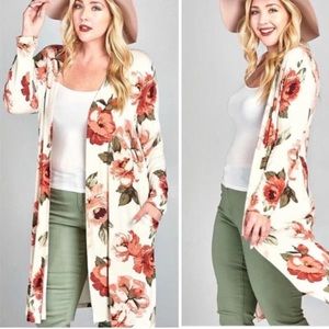 Brand new Floral Cardigan